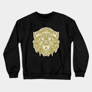 African Lion Inspired Crewneck Sweatshirt